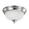 Nuvo Lighting 19W 11" LED Flush Mount, 3K Dim, Brushed Nickel Frosted Glass 62/1562 - alternate 6